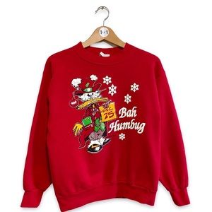 SCROOGE MCDUCK 'BAH HUMBUG' CREWNECK - ( XS-S)